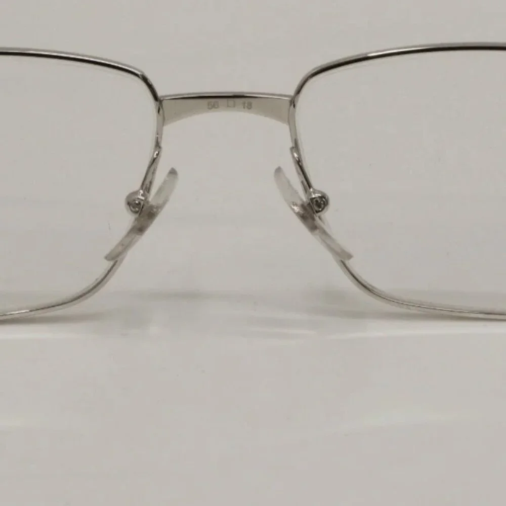 Cartier CT0204O-003 Frame Silver Eyeglasses 56-18-140